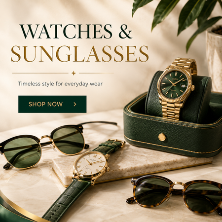 Watches & Sun Glasses